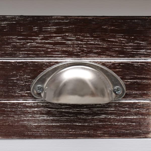 vidaXL Sidebord brun 40x40x40 cm keisertre