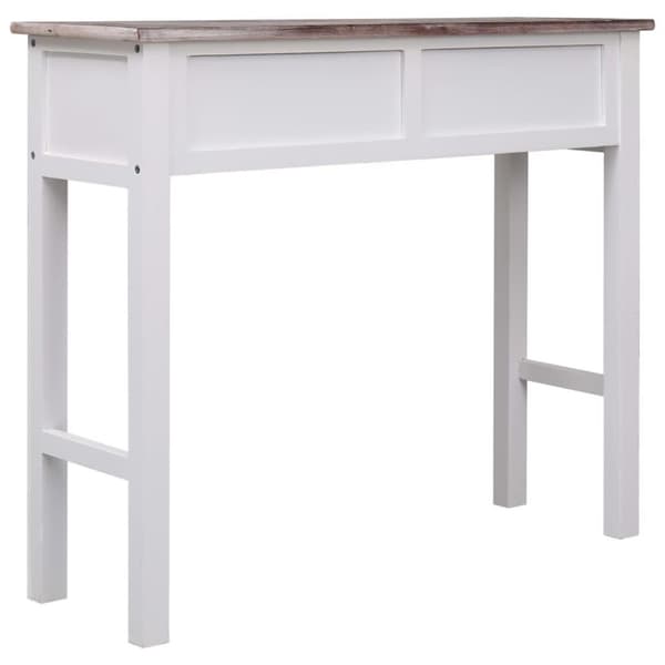 vidaXL konsolbord 90 x 30 x 77 cm træ brun