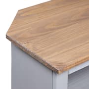 vidaXL konsolbord Corona-serien 80x43x78 cm mexicansk fyrretræ grå