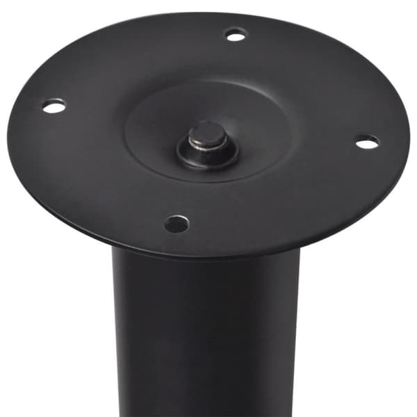 vidaXL Justerbara bordsben 4 st 710 mm-1100 mm svart