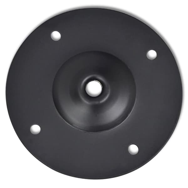 vidaXL Justerbara bordsben 4 st 710 mm-1100 mm svart