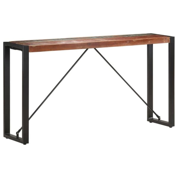 vidaXL Konsollbord 150x35x76 cm gjenvunnet heltre