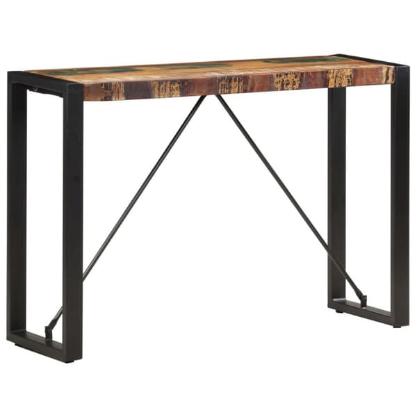 vidaXL Konsollbord 110x35x76 cm gjenvunnet heltre