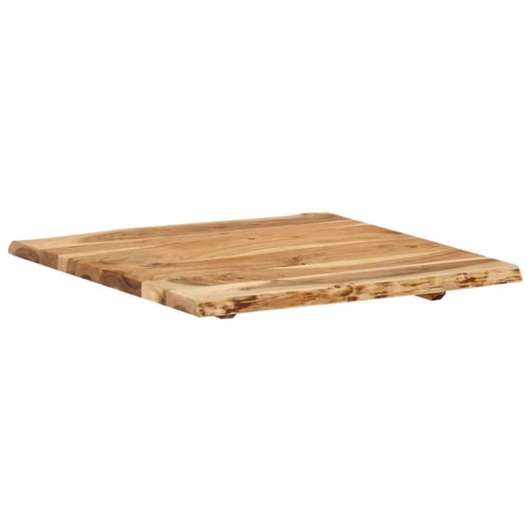 vidaXL Bordsskiva massivt akaciaträ 58x(50-60)x2,5 cm
