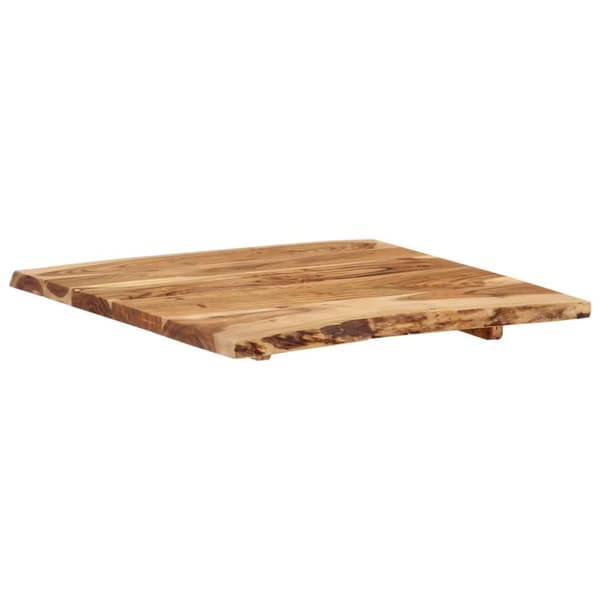 vidaXL Bordsskiva massivt akaciaträ 58x(50-60)x2,5 cm