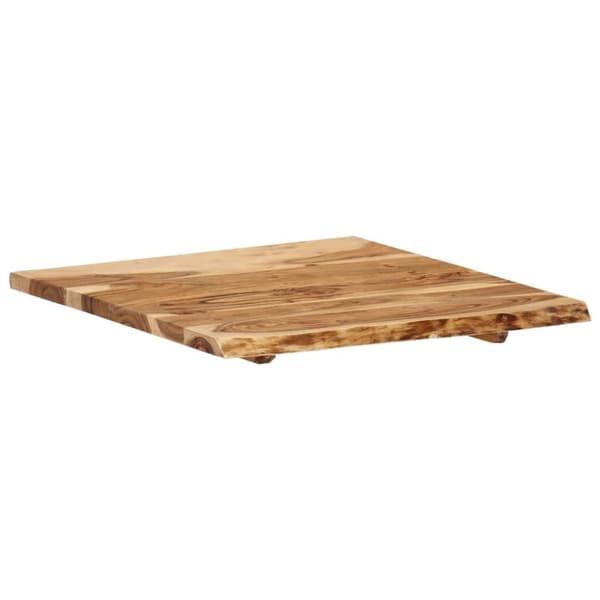 vidaXL Bordsskiva massivt akaciaträ 58x(50-60)x2,5 cm