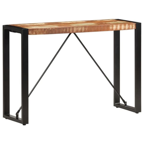 vidaXL konsolbord 110x35x76 cm massivt genbrugstræ