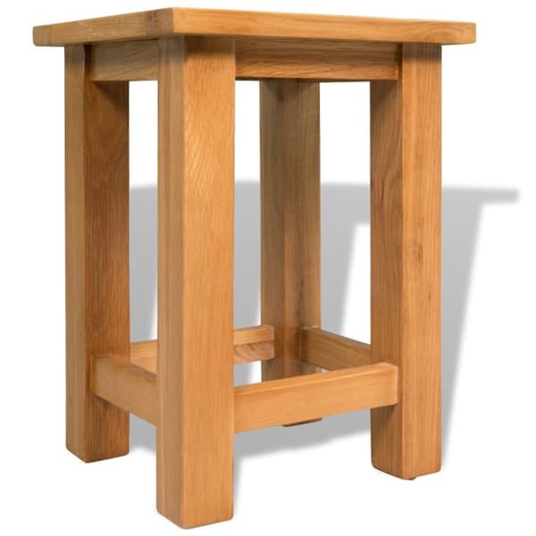 vidaXL endeborde 2 stk. 27x24x37 cm massivt egetræ