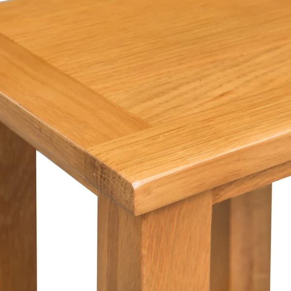 vidaXL endeborde 2 stk. 27x24x37 cm massivt egetræ