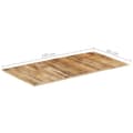 Miniatyrbilde 7 av 11: vidaXL Bordplate heltre mango 15-16 mm 120x60 cm