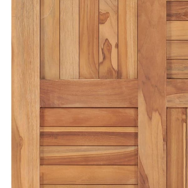 vidaXL Bordplate heltre teak 60x60x2,5 cm