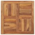 Miniatyrbilde 3 av 6: vidaXL Bordplate heltre teak 70x70x2,5 cm