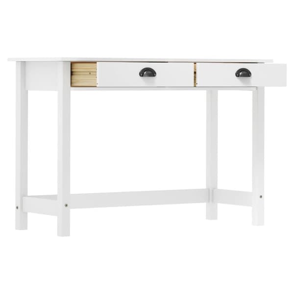 vidaXL Konsollbord Hill med 2 skuffer 110x45x74 cm heltre furu