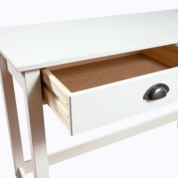 vidaXL Konsollbord Hill med 2 skuffer 110x45x74 cm heltre furu