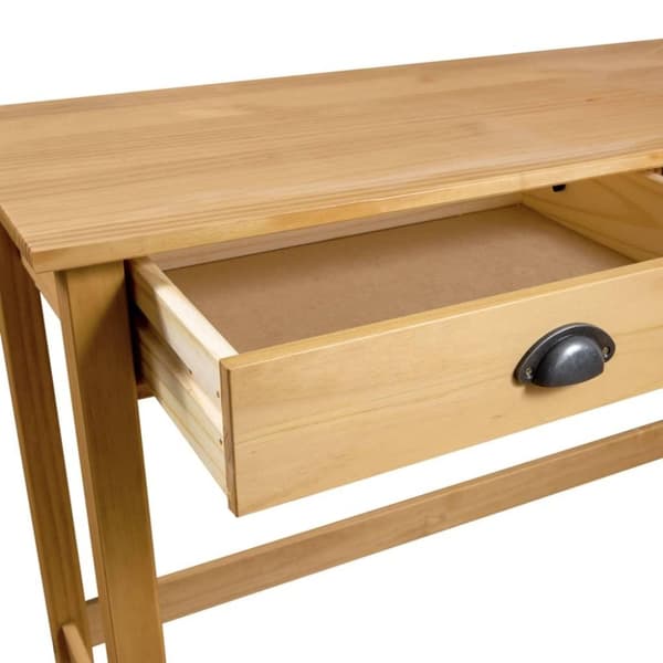 vidaXL Konsollbord Hill med 2 skuffer 110x45x74 cm heltre furu