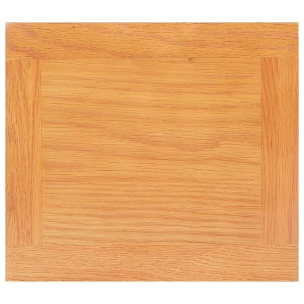 vidaXL sidebord 27x24x55 cm massivt egetræ