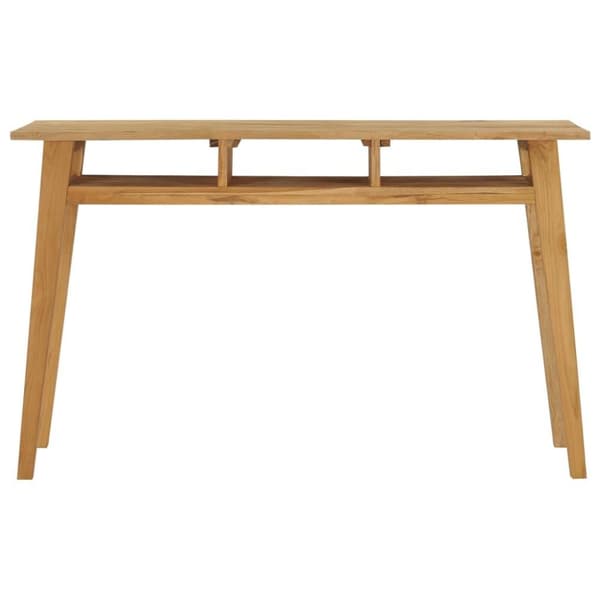 vidaXL konsolbord 120x35x75 cm massivt teaktræ