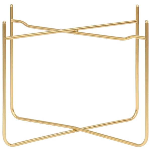 vidaXL Sidebord svart og gull 38x38x38,5 cm MDF