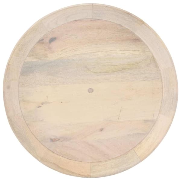 vidaXL sidebord Ø50x55 cm massivt mangotræ