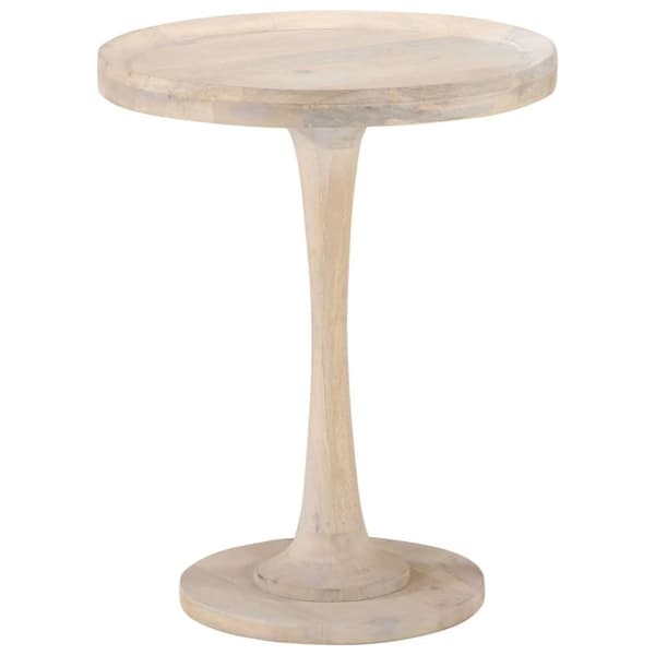 vidaXL sidebord Ø60x75 cm massivt mangotræ