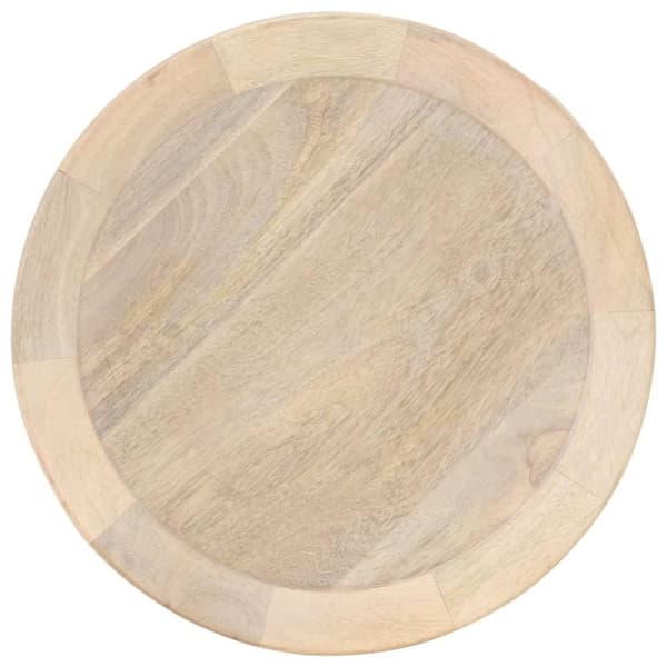 vidaXL Sivupöytä Ø40x45 cm täysi mangopuu