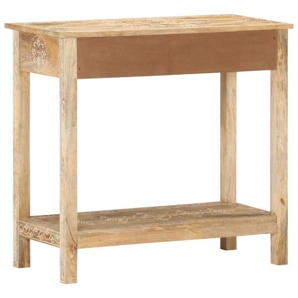 vidaXL Konsolipöytä 80x35x74 cm täysi mangopuu