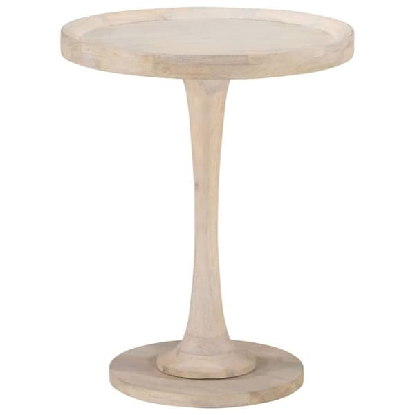 vidaXL Sidebord Ø60x75 cm heltre mango