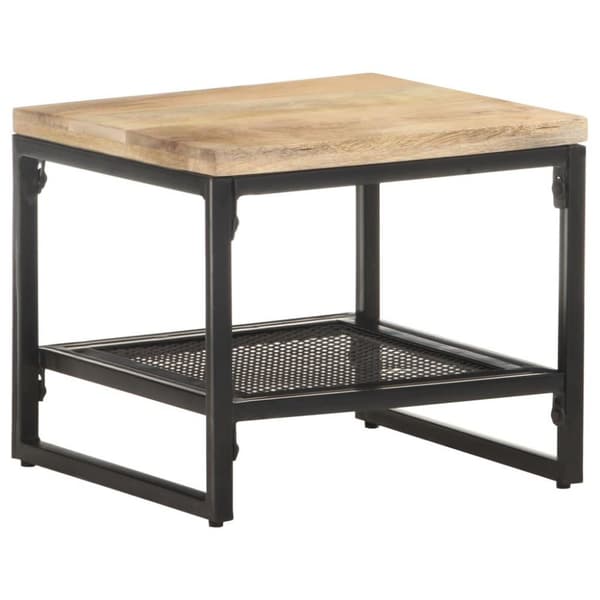 vidaXL Sidebord 40x40x35 cm heltre mango