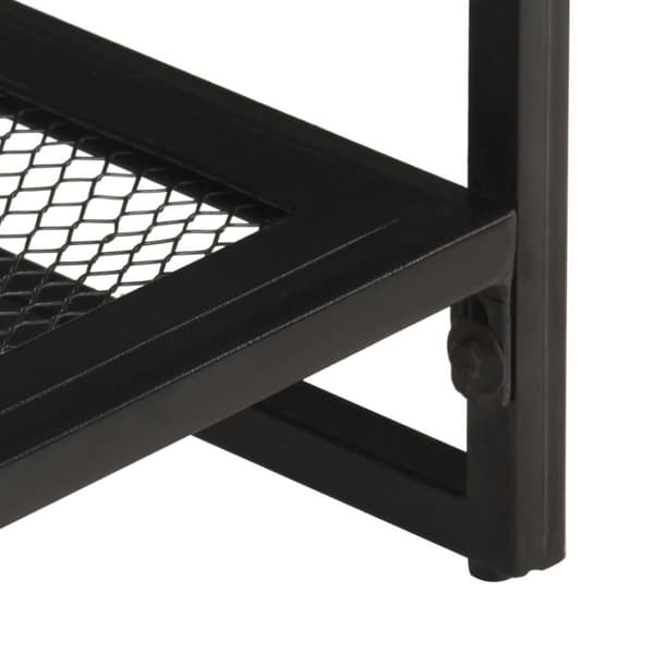 vidaXL Sidebord 40x40x35 cm gjenvunnet heltre