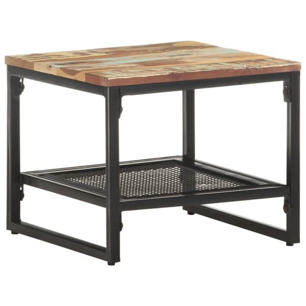 vidaXL Sidebord 40x40x35 cm gjenvunnet heltre