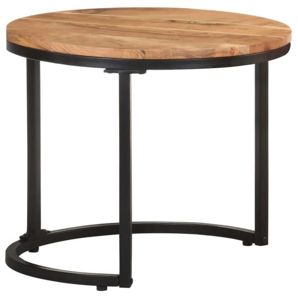 vidaXL Sidebord 3 stk heltre akasie