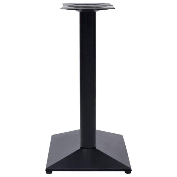 vidaXL Bordben til bistrobord svart 70x40x72 cm støpejern
