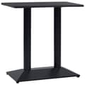 Miniatyrbilde 2 av 8: vidaXL Bordben til bistrobord svart 70x40x72 cm støpejern