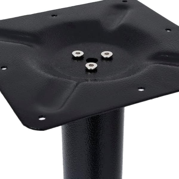 vidaXL Bistro bordsben svart 76x76x72 cm gjutjärn