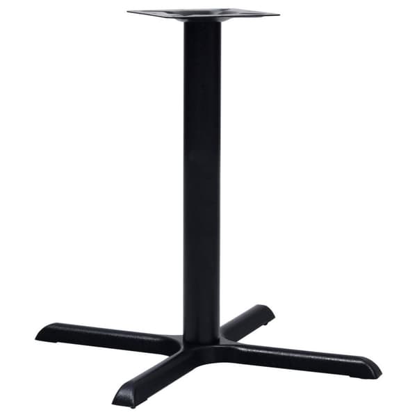 vidaXL Bistro bordsben svart 76x76x72 cm gjutjärn