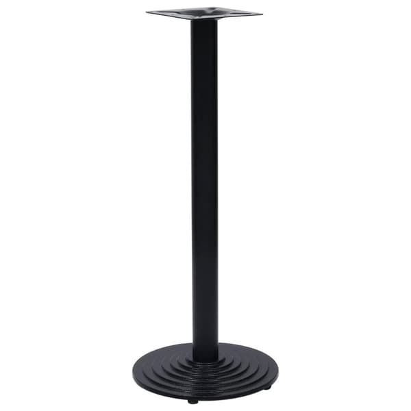 vidaXL Bordben til bistrobord svart Ø43x107 cm støpejern