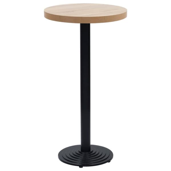 vidaXL Bordben til bistrobord svart Ø43x107 cm støpejern