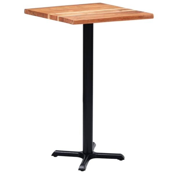 vidaXL Bordsben för cafébord 56x56x107 cm gjutjärn