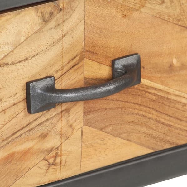 vidaXL Konsollbord 110x35x75 cm heltre akasie