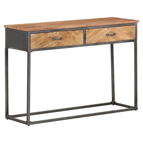 vidaXL Konsollbord 110x35x75 cm heltre akasie