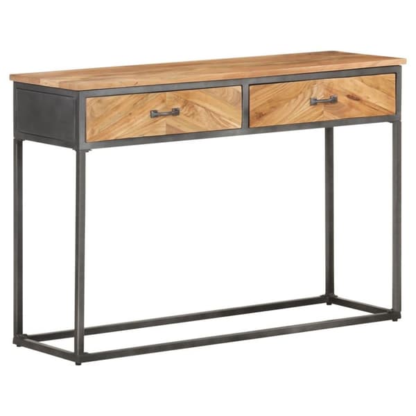 vidaXL Konsollbord 110x35x75 cm heltre akasie
