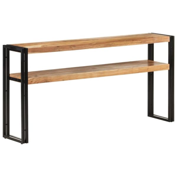 vidaXL Avlastningsbord 150x30x75 cm massivt akaciaträ