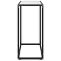 Miniatyrbild 3 av 7: vidaXL Konsolbord vit 60x35x75 cm härdat glas