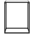 Miniatyrbild 2 av 7: vidaXL Konsolbord vit 60x35x75 cm härdat glas
