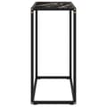 Miniatyrbillede 3 af 7: vidaXL konsolbord 60x35x75 cm hærdet glas sort