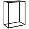 Miniatyrbillede 1 af 7: vidaXL konsolbord 60x35x75 cm hærdet glas sort