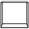 Miniatyrbillede 2 af 7: vidaXL konsolbord 80x35x75 cm hærdet glas transparent