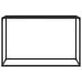 Miniatyrbild 2 av 7: vidaXL Konsolbord svart 120x35x75 cm härdat glas