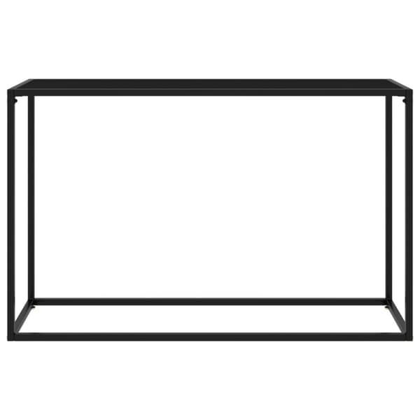 vidaXL Konsolipöytä musta 120x35x75 cm karkaistu lasi