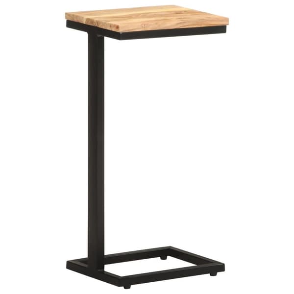 vidaXL Sivupöydät 2 kpl 31,5x24,5x64,5 cm täysi akaasiapuu